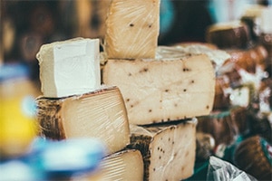 blocks of cheese