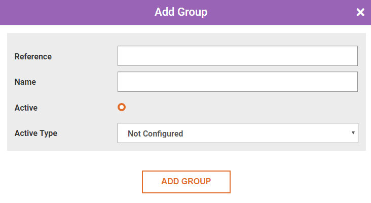 add sensors group popup window