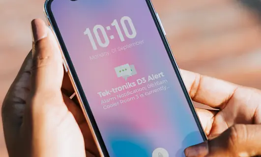 Temperature monitoring alerts, food and retail