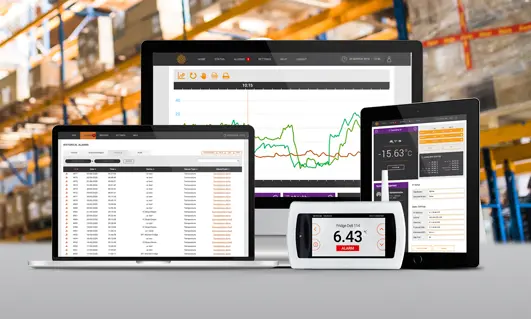 Warehouse temperature monitoring system