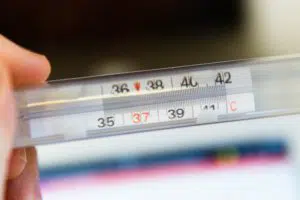 manual temperature check