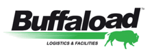 Buffaload Logistics Logo with green bull