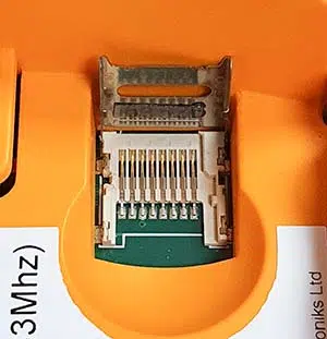  open Micro SD card slot on a D3