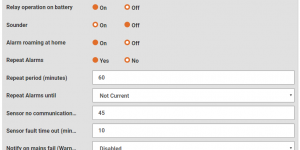 amend general alarms settings, knowledge base