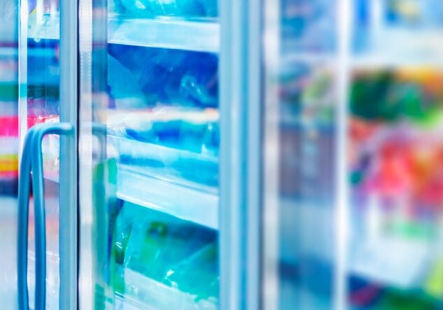 Refrigerator in retail store